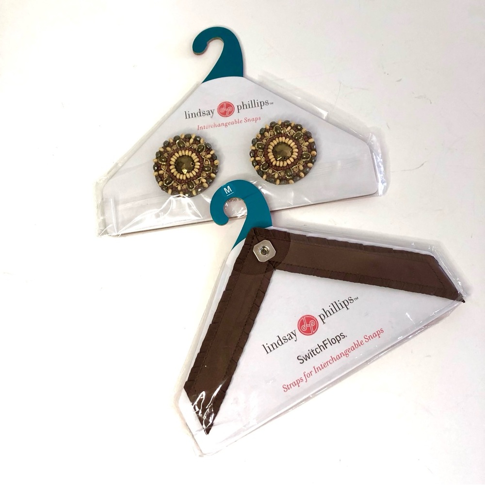 Lindsay Phillips SwitchFlops Sandal Accessories. New in Packaging. Size M